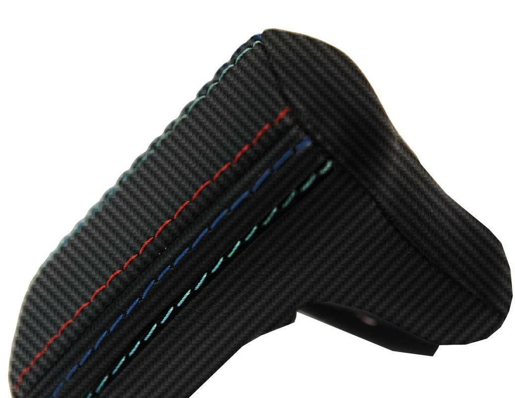 Carbon Fiber Automatic Shift Gear Knob Cover for BMW E34 (1988–1995)