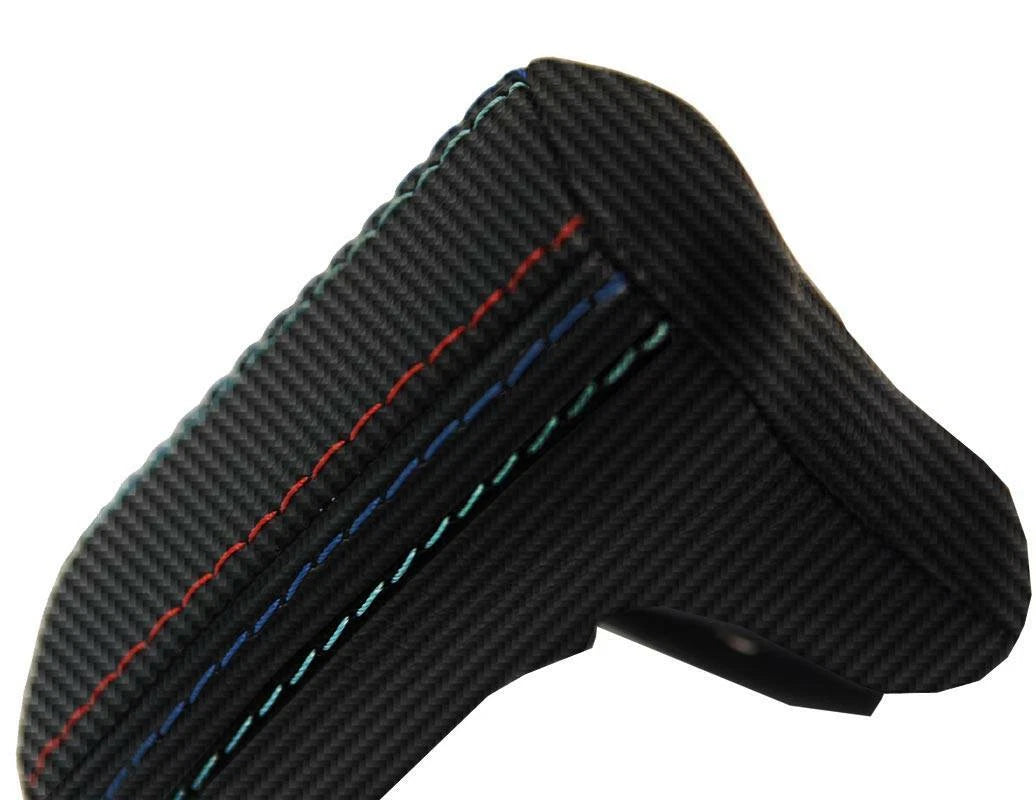 Carbon Fiber Automatic Shift Gear Knob Cover for BMW E34 (1988–1995)