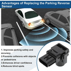Reverse Backup Parking Sensor for Lexus RX350 (2010-2012) - Black 1 x Unit