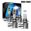 2X 9005+9006 LED Headlight Bulbs Kit for NOVSIGHT (High Low Beam)