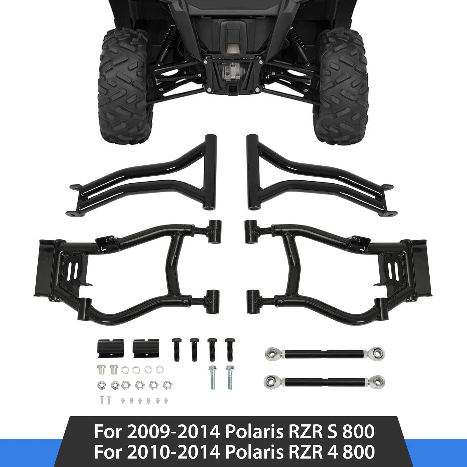 High Clearance Rear A-Arms for Polaris RZR S 800 / RZR 4 800 (2009–2014)