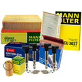 Set of 4 Iridium Spark Plugs for Audi L4 (Mann, Denso)