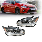 Halogen Headlamps Set of 2 for Lexus CT200H (2011–2016) Left+Right Assembly
