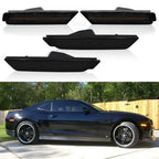 Smoked Lens Side Marker Light Bumper Housing for Chevy Camaro (2010–2015)
