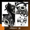 Set of 2 Front LH RH 4WD Wheel Hub Assembly for Ford Ranger/B4000 (1998–2000) BHA53919 ABS