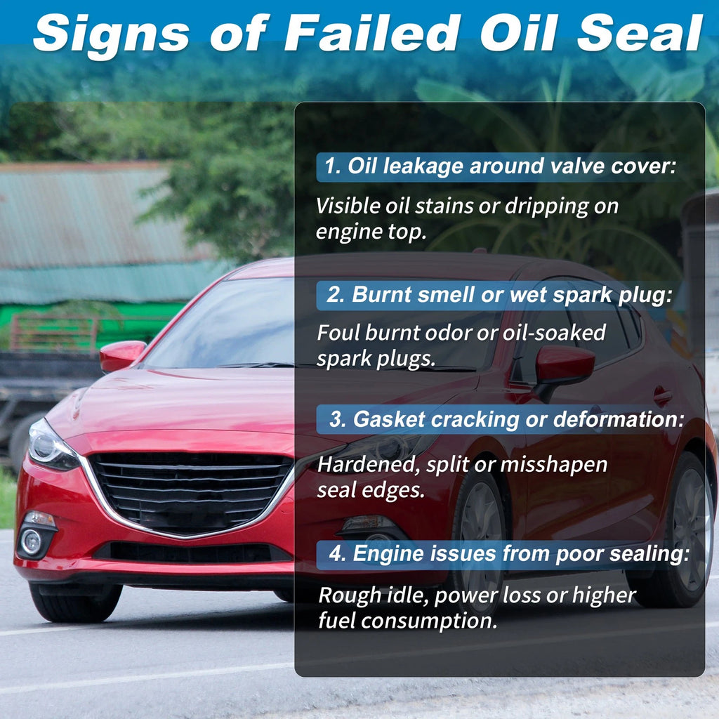 Engine Crankshaft Seal for Mazda 3 6 CX-3 (PE01102D5)