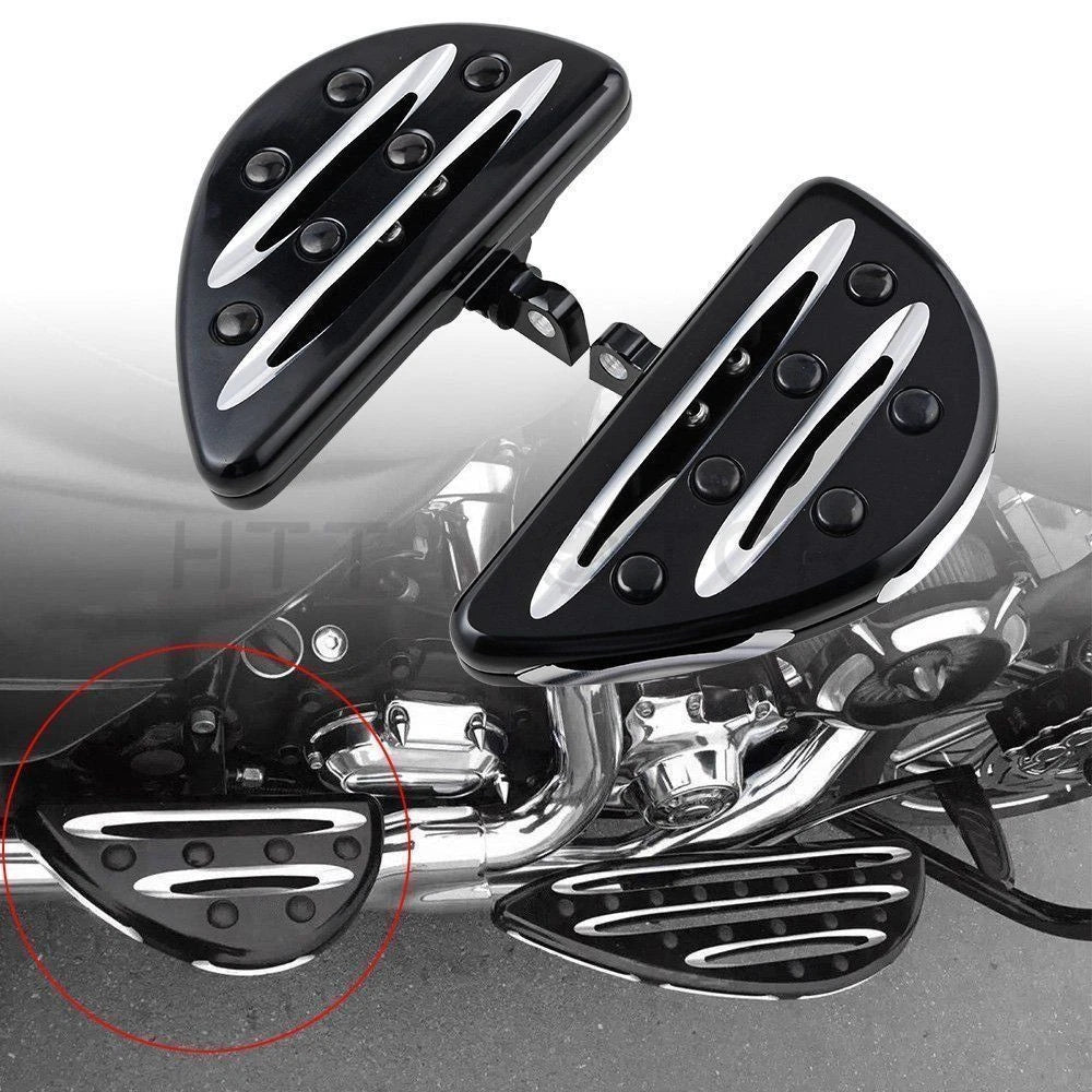 CNC Rear Passenger Stretched Floorboard for Harley FXCW FXCWC FXS (2008–2017)