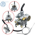 Carburetor with Throttle Cable for Honda CT70H Trail CT 70 (1976–1977)
