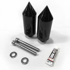 Aluminum Black Spike Frame Sliders for Yamaha FZ1 (2006–2011)