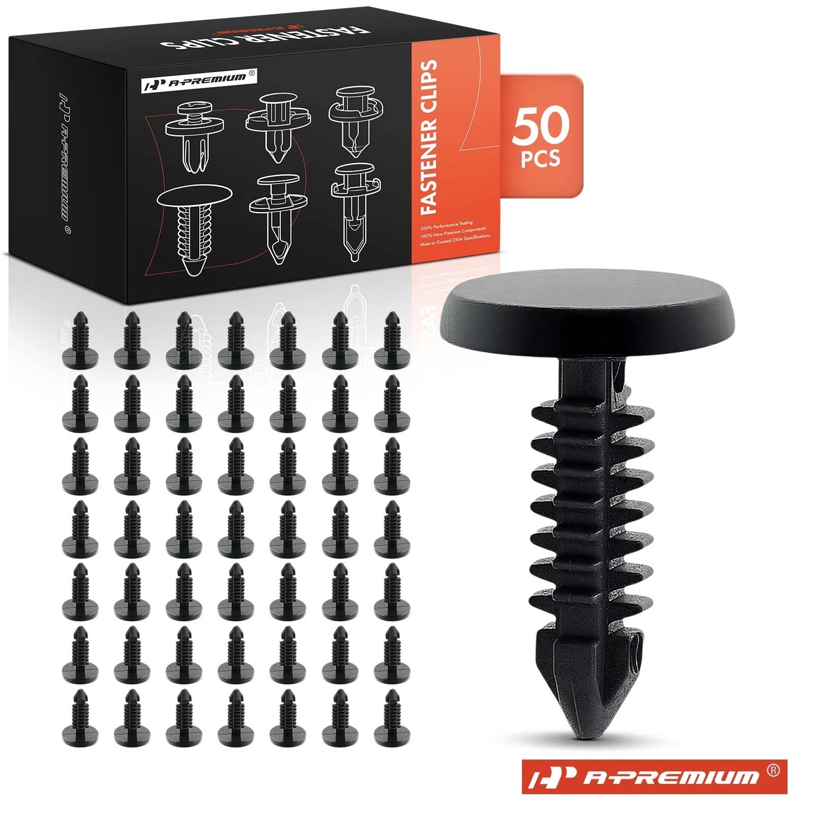 50x Weatherstrip Retainer Clips for GM Chevy Buick Cadillac 