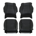 Set of 2 Perforated Leather Covers for Acura RDX (2007–2012) Black