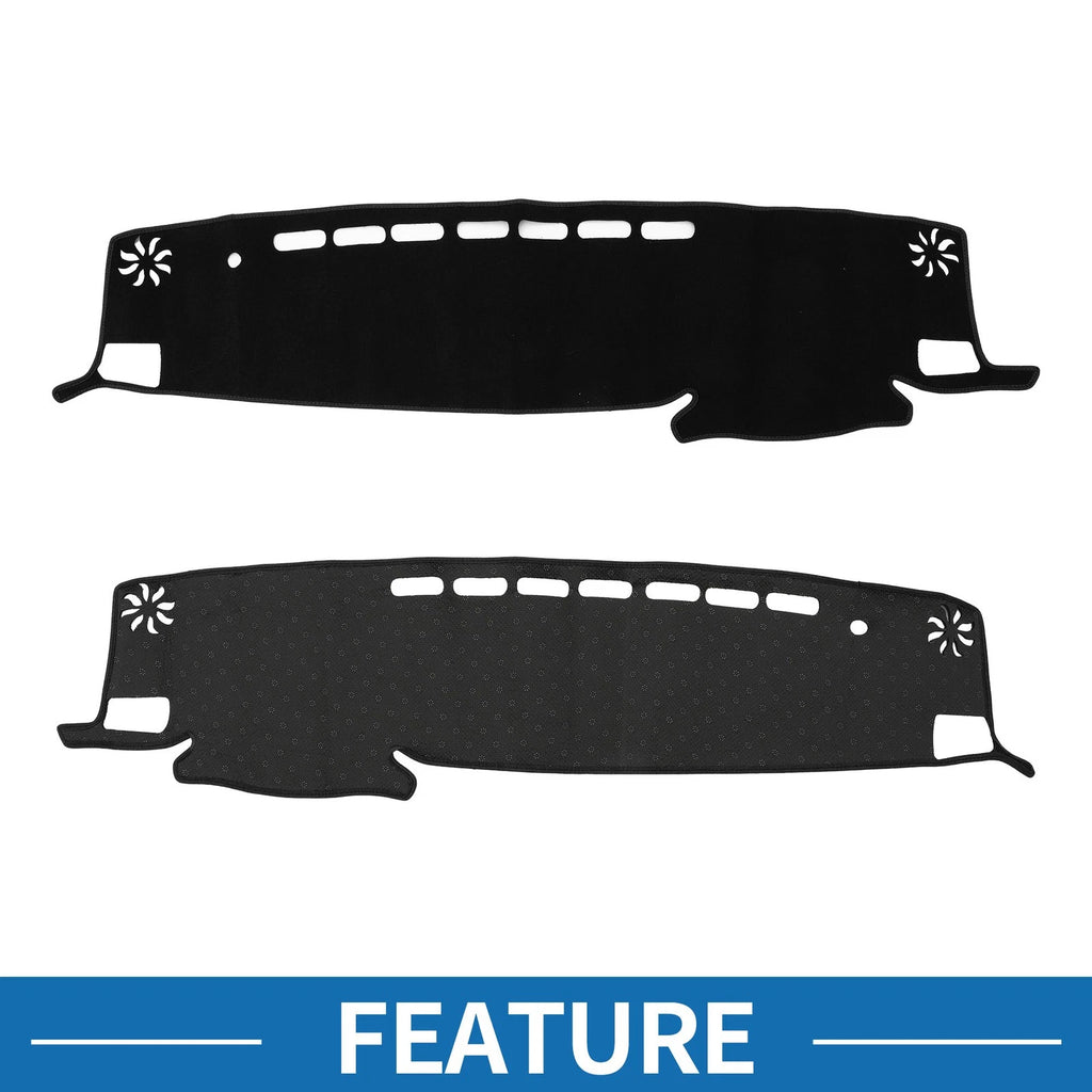 Dashboard Cover Mat for Toyota Highlander (2021–2024) Black