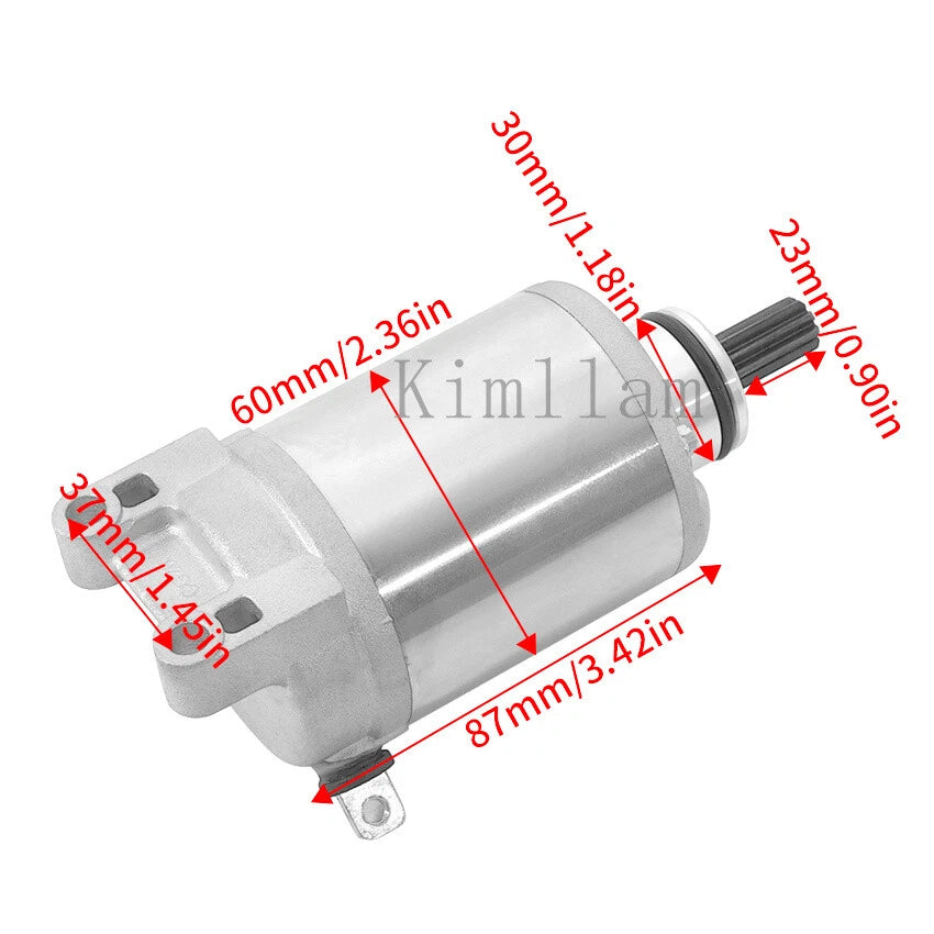 Starter for Ducati 959 Panigale (2016–2019), 1199 Panigale R (2013–2017), 1299 Panigale (2015–2017)