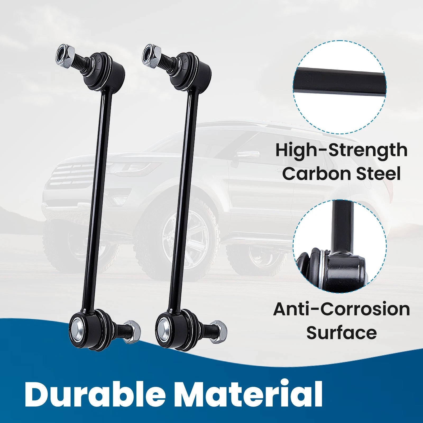 Pair Suspension Stabilizer Bar Links for Kia Magentis Forte Koup (2010–2013)