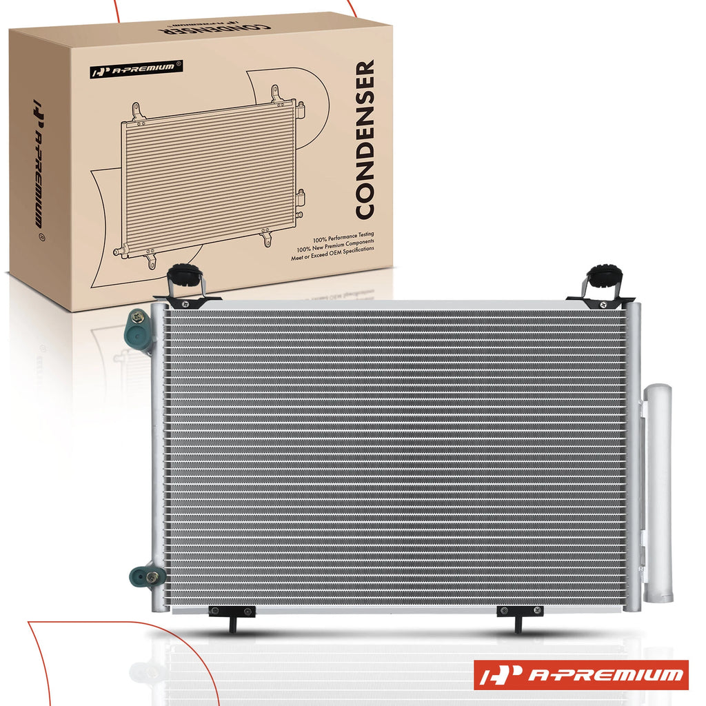 A/C Condenser with Receiver Drier & Bracket for Toyota Echo (2003â2005)