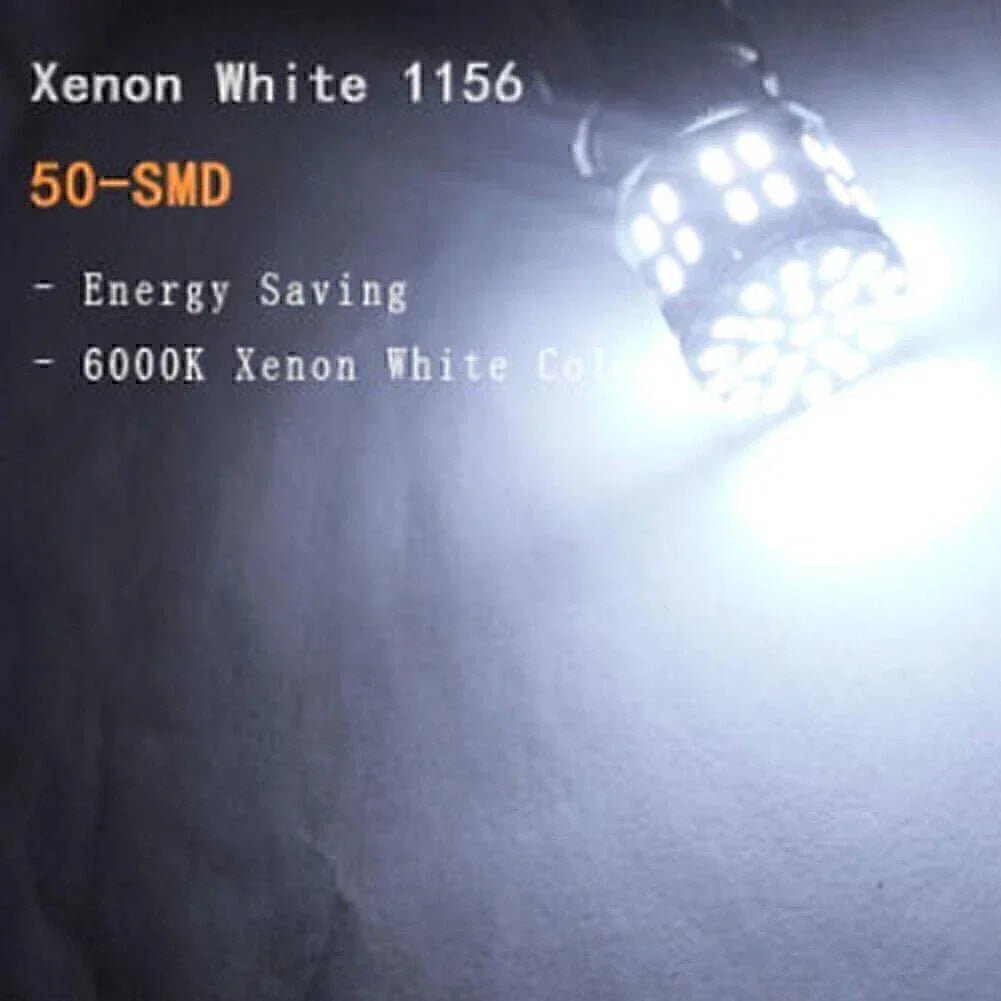 10 x 50SMD LED Tail Turn Signal Light Bulbs for BA15S 1156