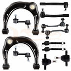 Set of 12 Front Upper Control Arms and Tie Rods for Hyundai Sonata (2009–2010)