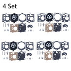 Set of 4 Carburetor Repair Kits for McCulloch Mac Promac 700 8200 PM 10 10-10 K10-SDC
