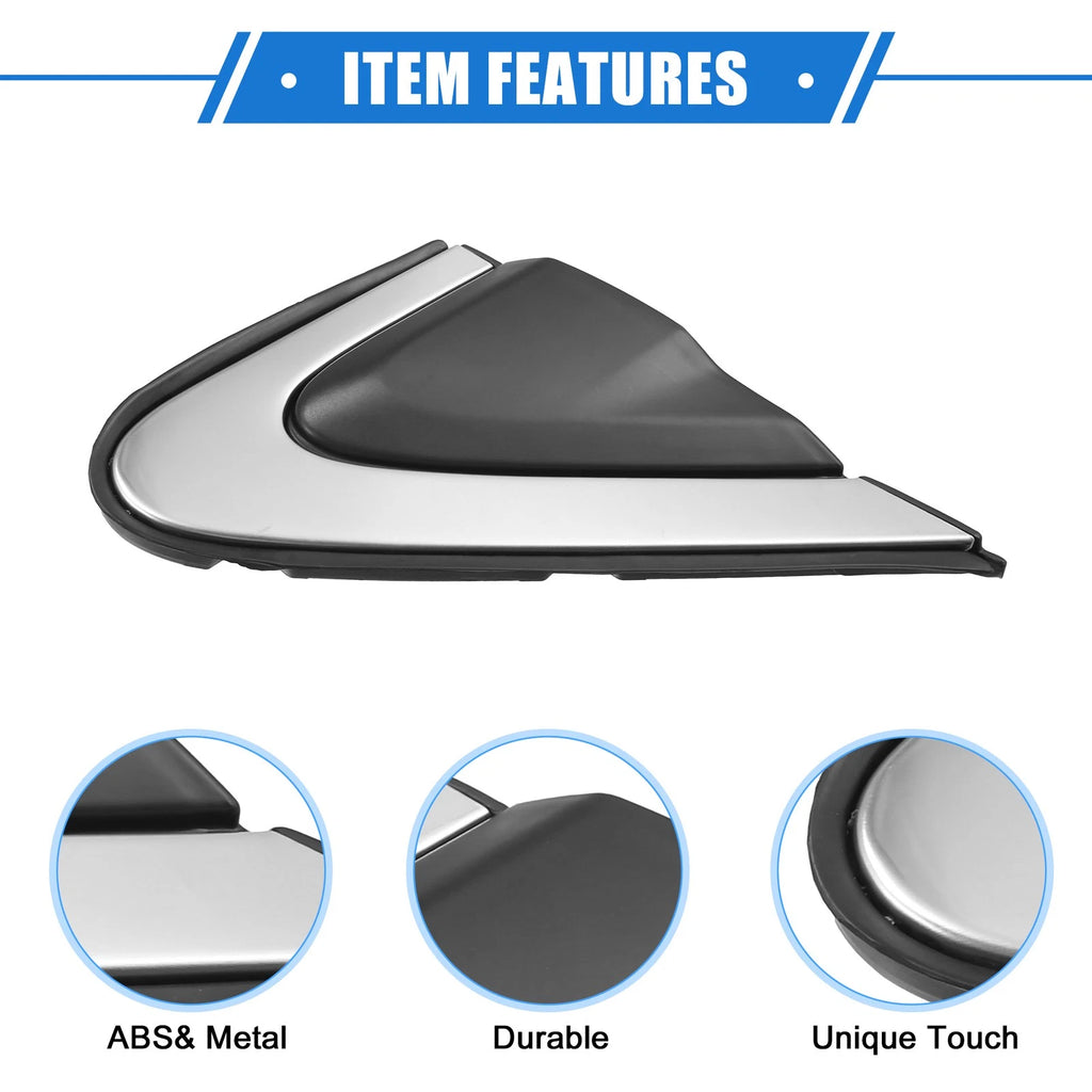 Front Right Side Door Mirror Flag Cover for Honda CR-V (2012–2016) Black