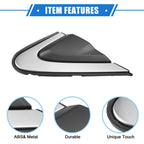 Front Right Side Door Mirror Flag Cover for Honda CR-V (2012–2016) Black