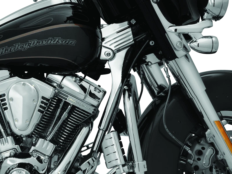 Kuryakyn Deluxe Neck Cover Kit for Harley Davidson Touring (1995–2005)