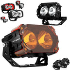 2X LED Pod Work Light for Jeep SUV Truck Off Road (2"/3"/4"/4.5"/6")
