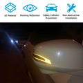 Reflective Carbon Fiber Door Edge Guard Bump Protector Sticker Universal