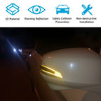 Reflective Carbon Fiber Door Edge Guard Bump Protector Sticker Universal