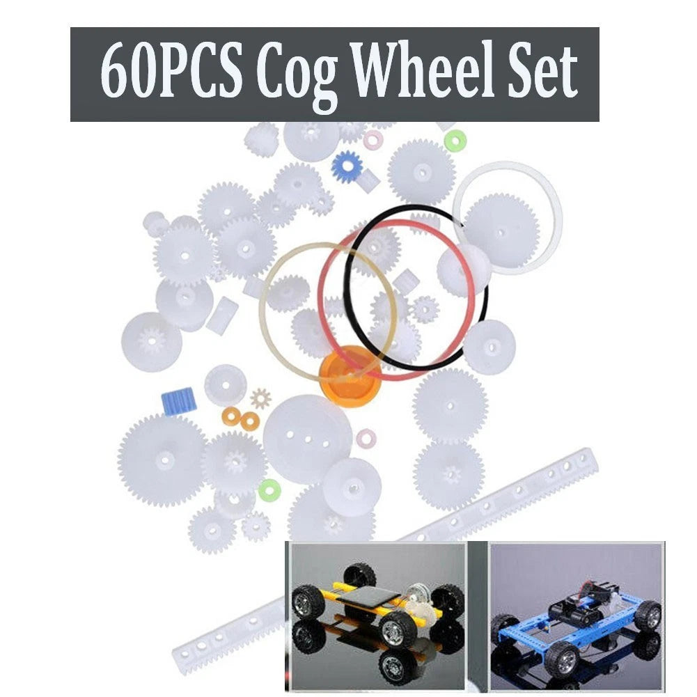 Cog Wheel Plastic Gear Pulley for Motor Robot (Children's Toy)