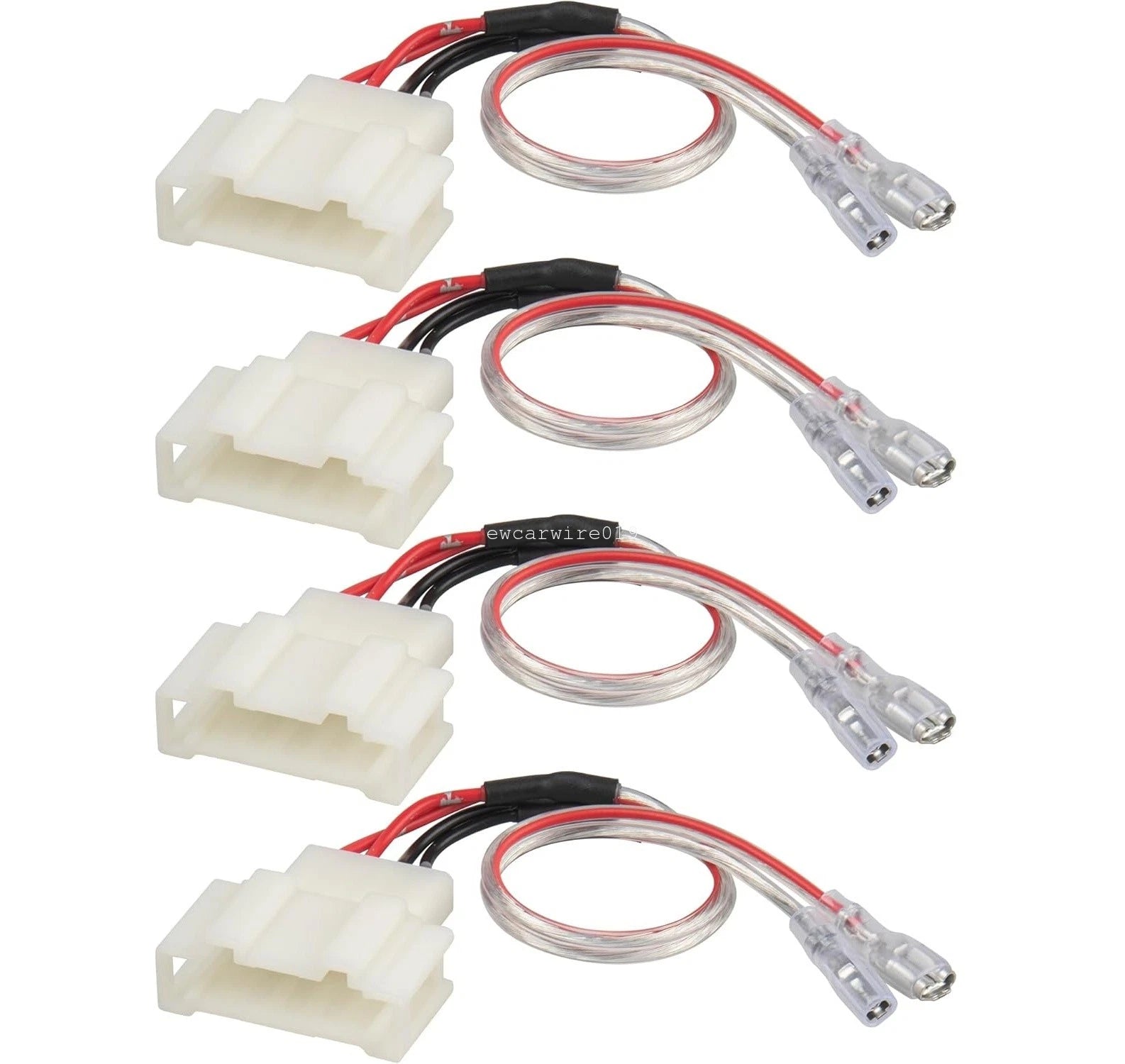 Set of 4 Door Speaker Wiring Harness Adapter Plugs for VW Golf (1999–2019)