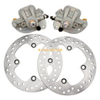 Rear Brake Calipers & Disc Rotors for Yamaha Grizzly 550 YFM550 (2009–2014)