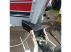 2 Inch V Bow Stop for Boat Trailer - Black Molded Rubber