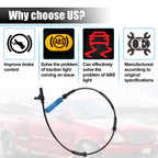 2pcs ABS Wheel Speed Sensor for BMW 525i (2001–2007) 781913554414