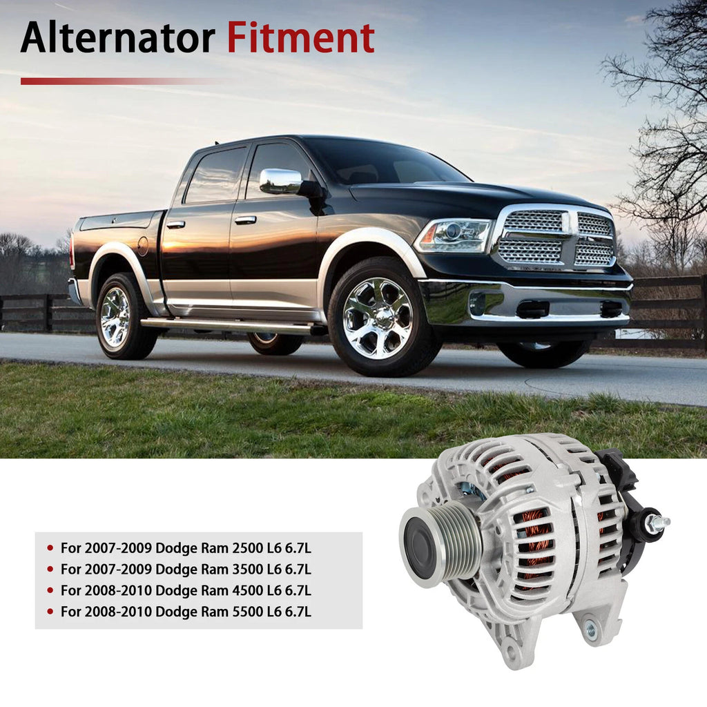 Alternator for Dodge Ram 2500 3500 4500 5500 (2007-2010)