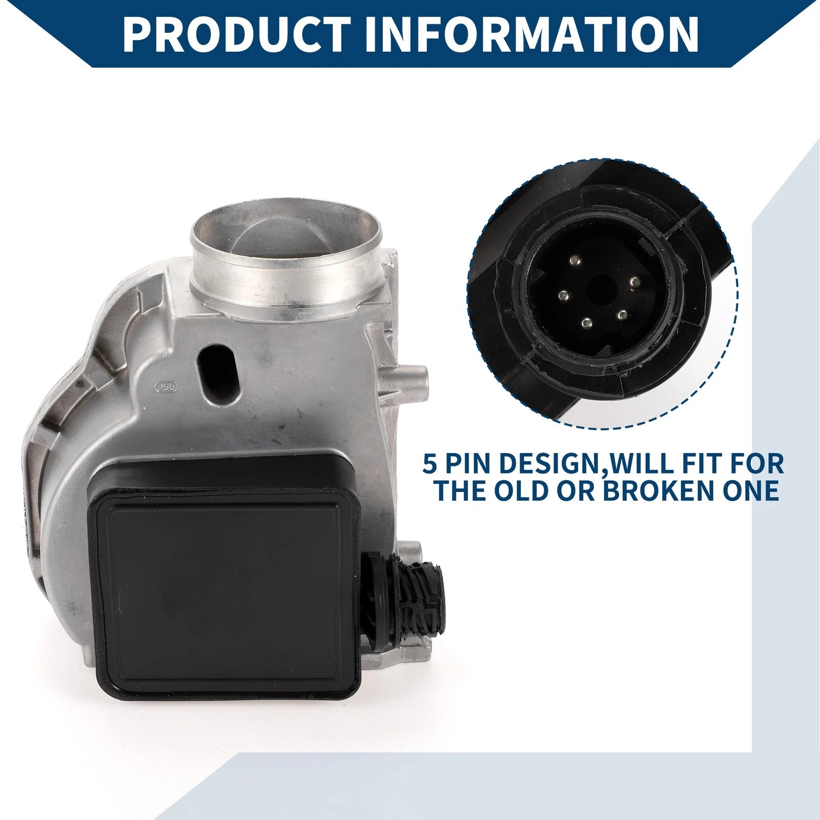 Mass Air Flow Sensor Assembly No.13621734657 for BMW E30 E36 E34 (1982–1999)