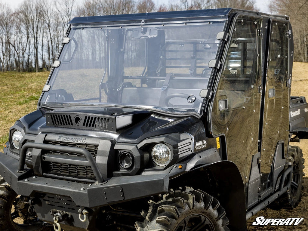 Scratch-Resistant Full Windshield for Kawasaki Mule Pro (2015–2023)