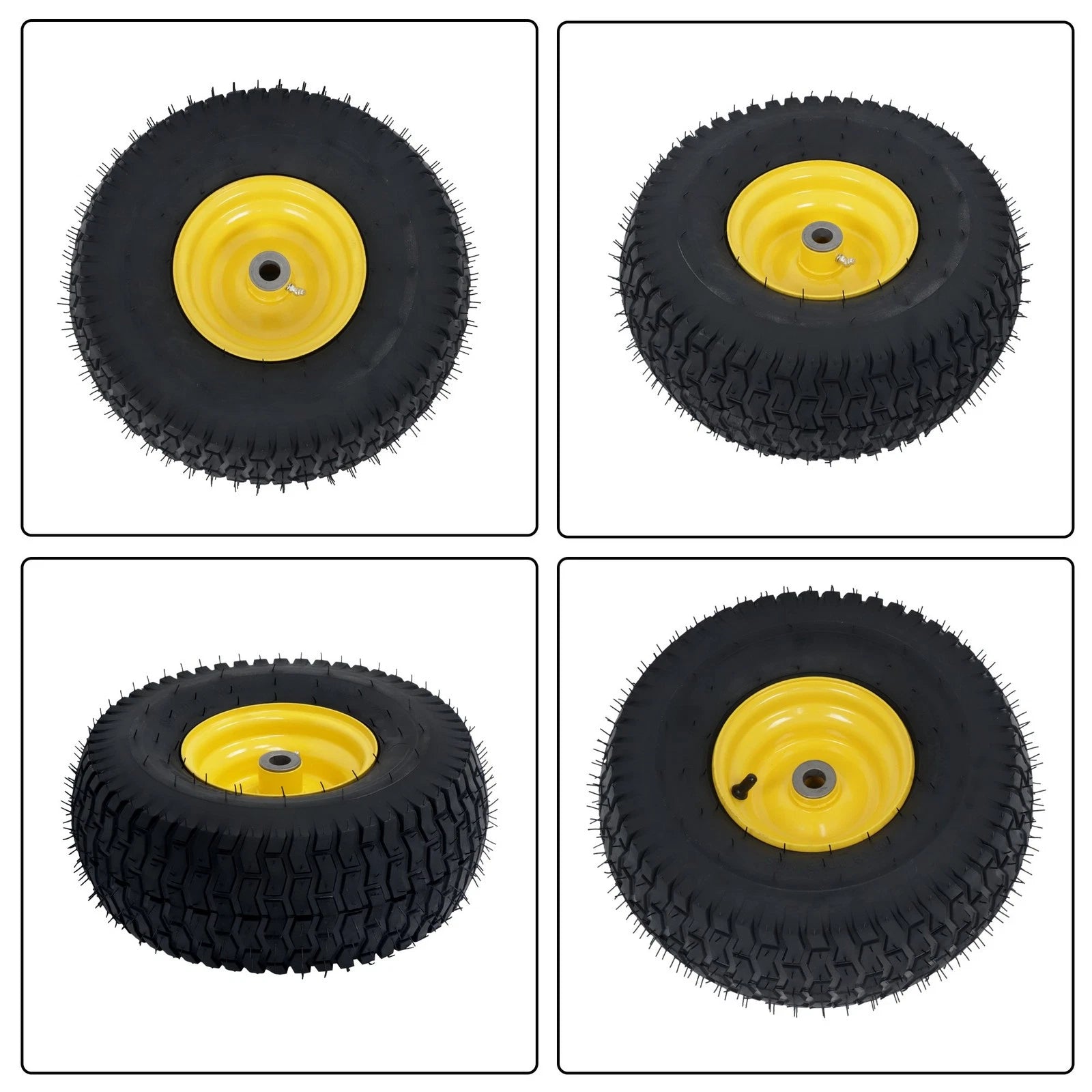 15x6.00-6 Lawn Mower Wheel for Dump Cart (Fits Various Models)