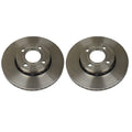 2X Brembo Front Disc Brake Rotors 276mm for Audi 90 Quattro Cabriolet (1988–1995)
