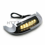 Front LED Fender Tip Light Smoked Lens for Harley Street Glide FLHX FLHXS (2014–2017)