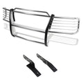 Chrome Front Bumper Brush Grill Guard for Silverado/Sierra 2500HD 3500HD (2000–2002)