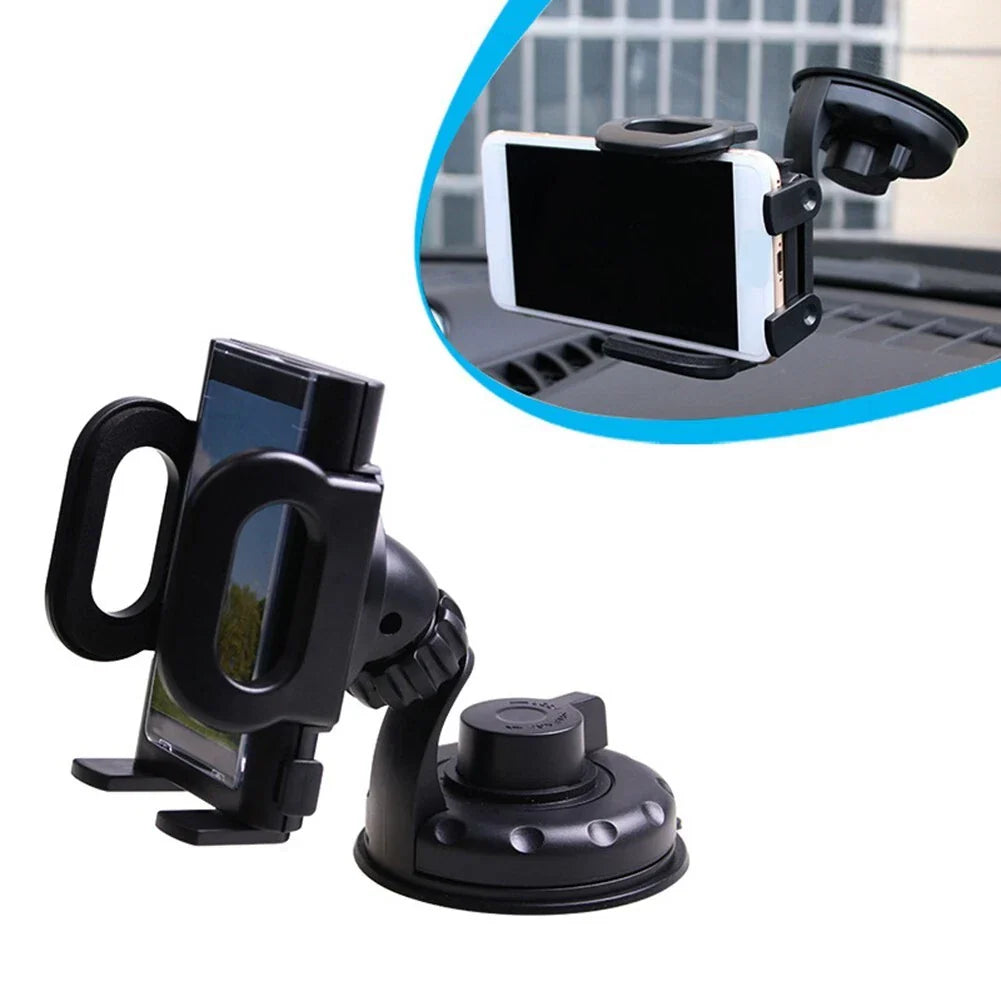 Compact / Car Dashboard Mobile Device Holder with Strong Suction Grip