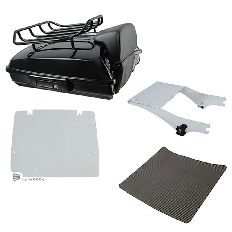Razor Trunk Backrest Mount Base Plate for Harley Road King (1997–2008)