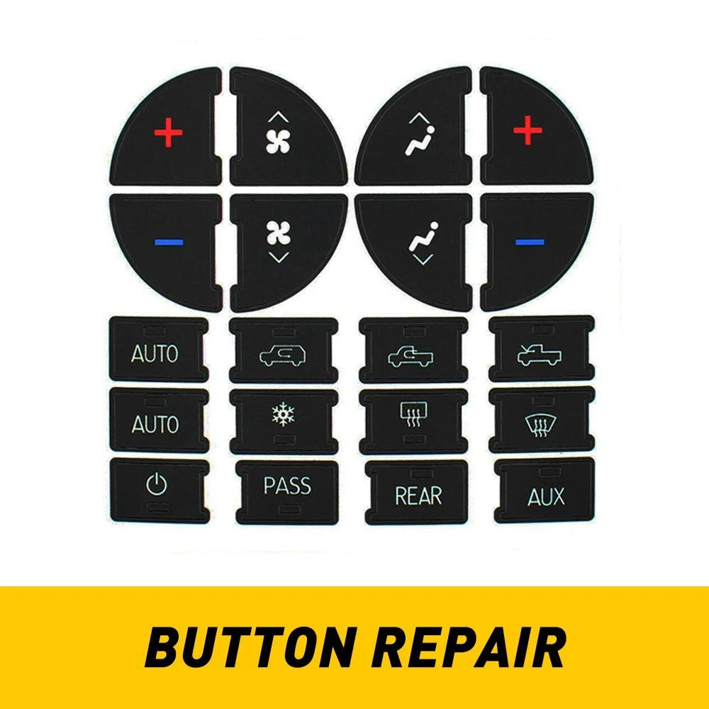 AC Climate Control Dash Button Repair for GMC Buick Chevrolet Tahoe Yukon