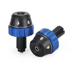 Handlebar Ends for Universal Fit Motorcycle (22mm) - Blue