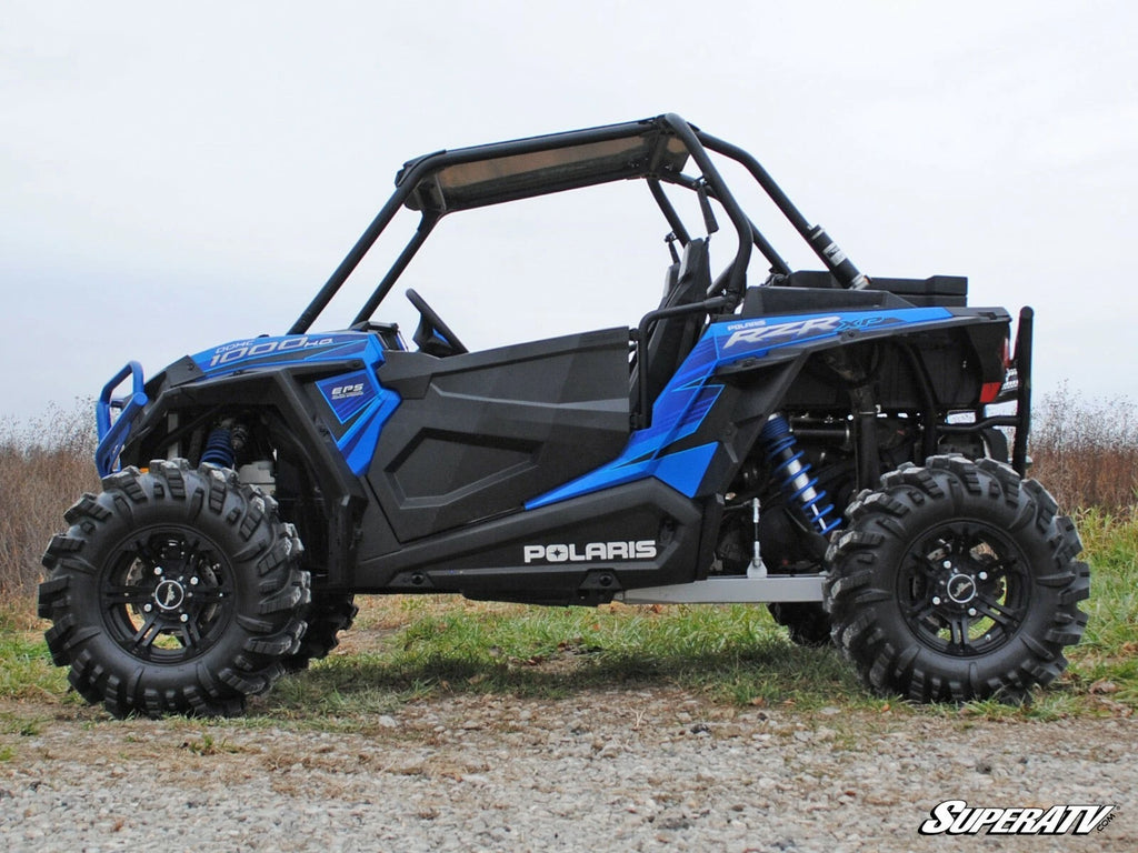 SuperATV Heavy Duty Plastic Doors for Polaris RZR Turbo XP (2016–2023) - Black