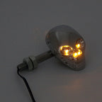 LED Skull Head Turn Signal Indicator Blinker for Motorcycle (12V)