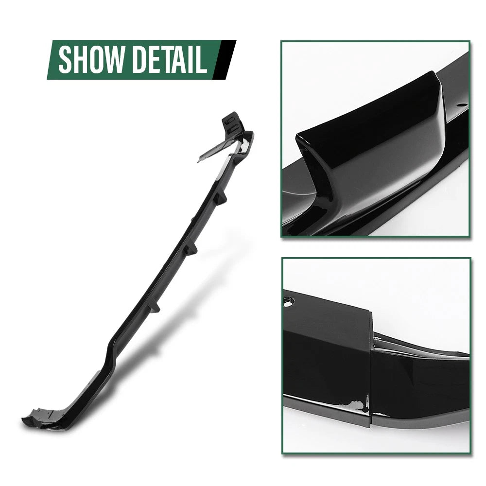 Glossy Black GT Style Rear Bumper Diffuser for BMW X7 (2019–2025)