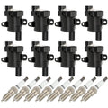 Ignition Coils & Spark Plugs for Chevrolet Silverado Tahoe GMC Sierra Yukon