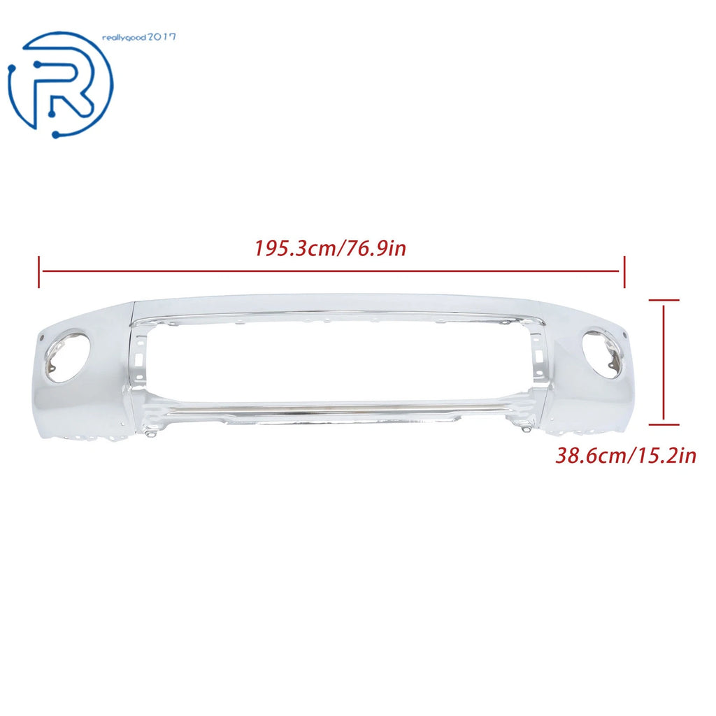 Chrome Split Front Bumper Face Bar for Toyota Tundra (2007-2013)