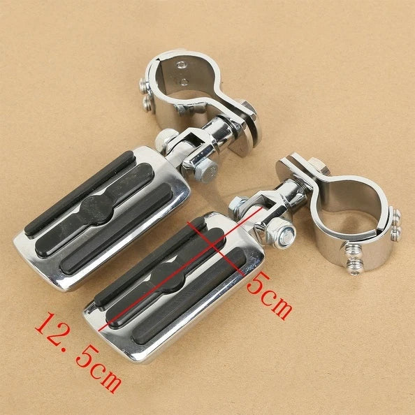 22mm 25mm 32mm 35mm Adjustable Chrome Footpeg Clamps for Harley Sportster XL